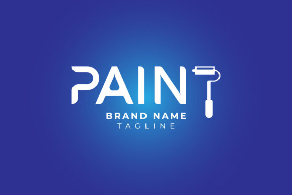 Download Paint Symbolic with Text Style Logo - Symbolic Collection