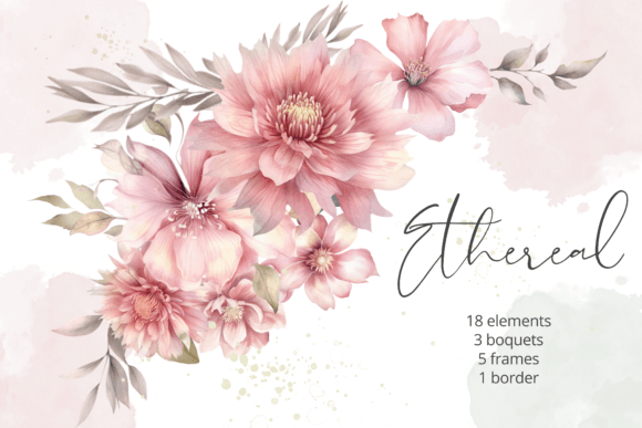Download Watercolor Pink Flowers PNG Clipart - Pink flower Collection