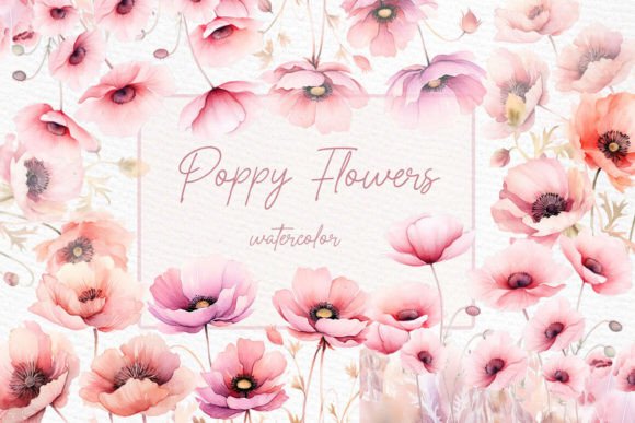 Download Blush Pink Flowers Clipart Poppy Flowers - Pink flower Collection
