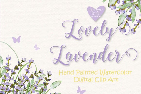 Download Watercolor Lavender Flowers Clipart, Wat - Premium Resources