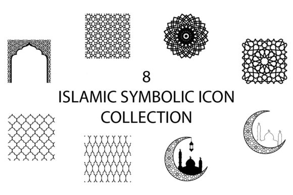 Download 8 Islamic Symbolic Icon Collection - Premium Resources