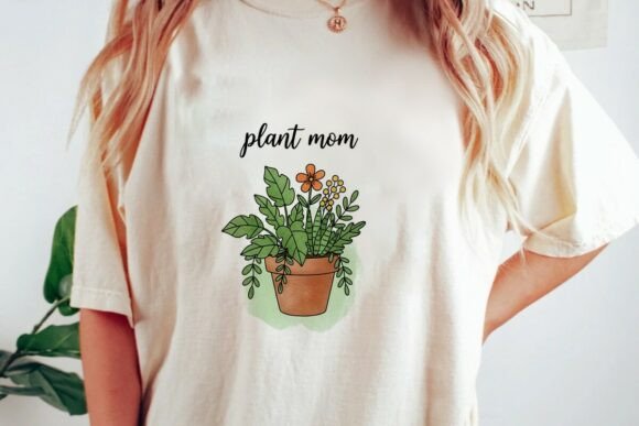 Download Plant Mom Potted Flowers Watercolor Png - Flowers watercolor Collection